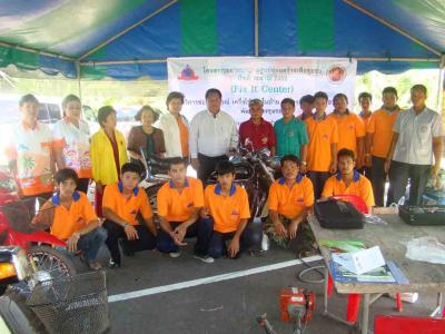นายอำเภอเมืองสุราษฎร์ธานี เป็นประธานในพิธีเปิดงานโครงการขยายบทบาทศูนย์ซ่อมสร้างเพื่อชุมชน ประจำปีงบป